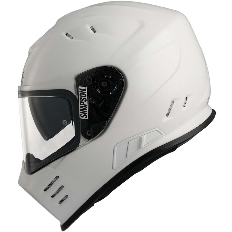 Simpson Venom Helmet - Gloss White E-06