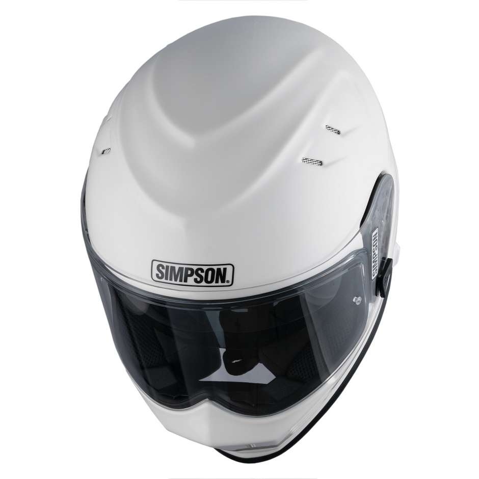 Simpson Venom Helmet - Gloss White E-06