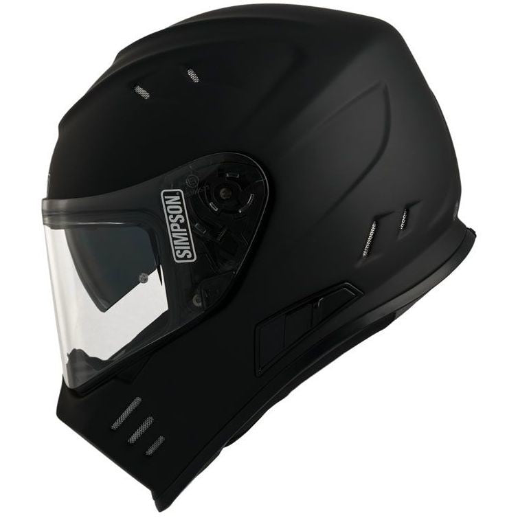 Simpson Venom Helmet - Matte Black E-06