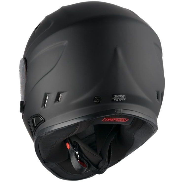 Simpson Venom Helmet - Matte Black E-06