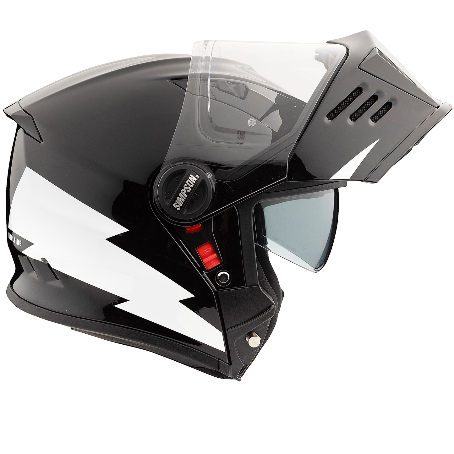 Simpson Darksome Helmet - Hellfire E-06