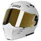 Simpson Darksome Motorcycle Helmet - Gloss White E-06