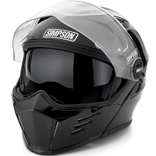 Simpson Darksome Motorcycle Helmet - Gloss Black E-06