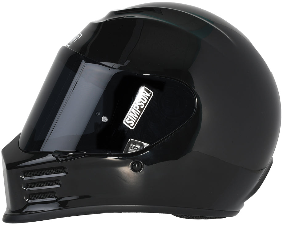 Simpson Speed Motorcycle Helmet - Gloss Black E-06
