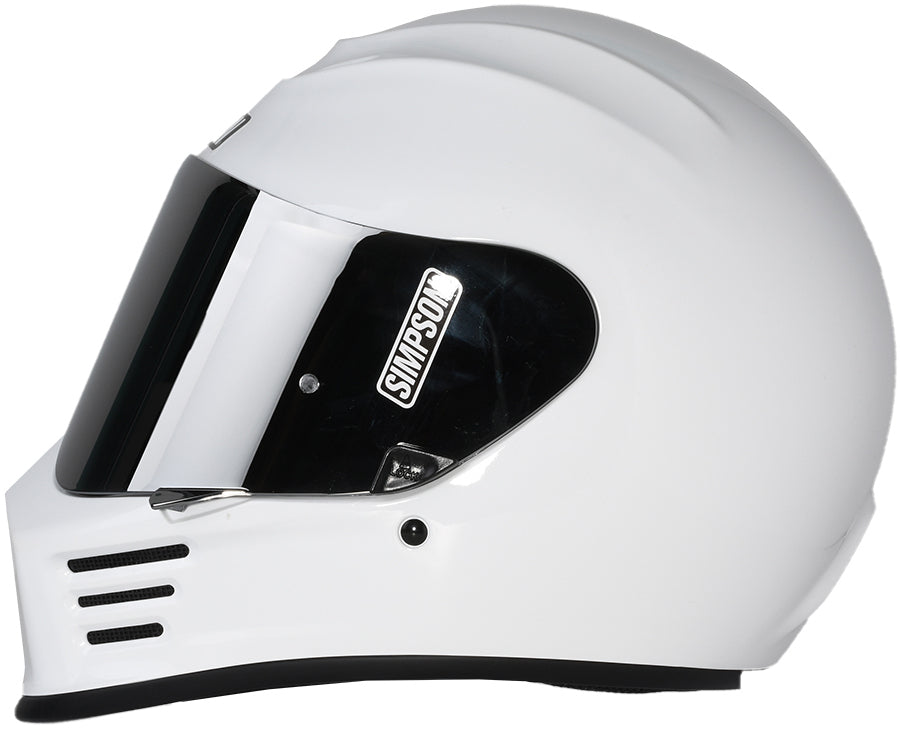 Simpson Speed Motorcycle Helmet - Gloss White E-06