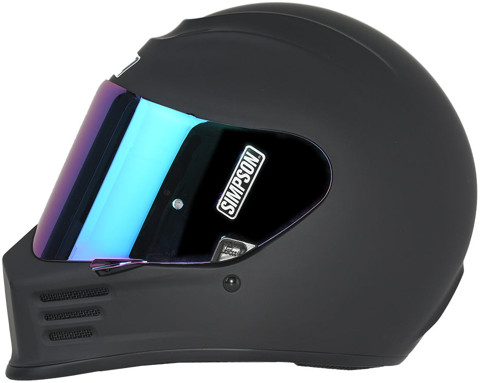 Simpson Speed Motorcycle Helmet - Matte Black E-06
