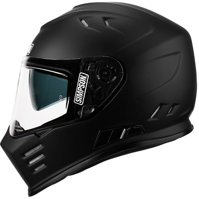 Simpson Venom Motorcycle Helmet - Gloss black E-06