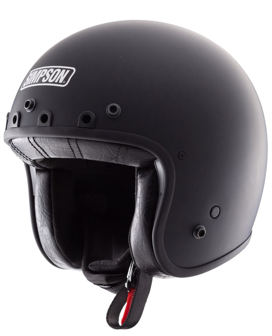 Simpson Chopper Helmet - Black Matt