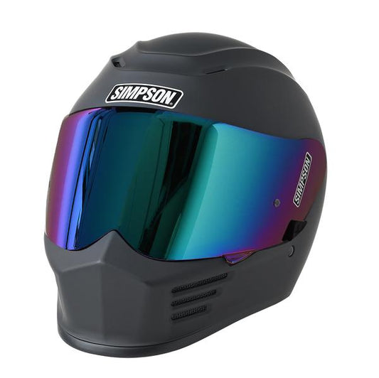 Simpson Speed Motorcycle Helmet - Matte Black E-06