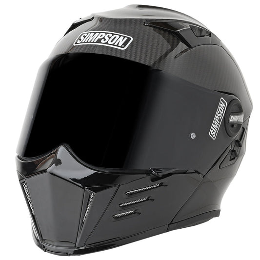 Simpson Darksome Carbon Fiber Motorcycle Helmet