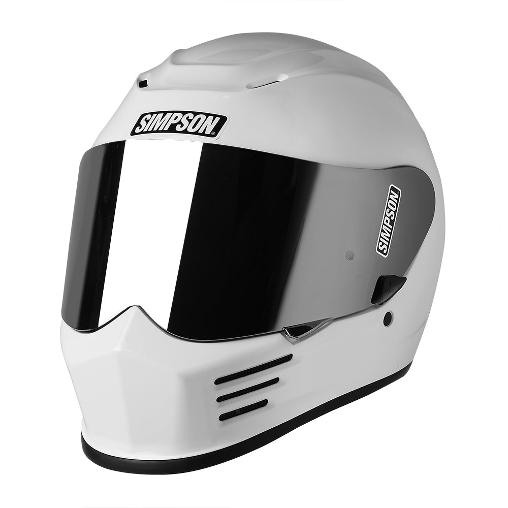 Simpson Speed Helmet Gloss White Simpson Motorcycle Helmets EU